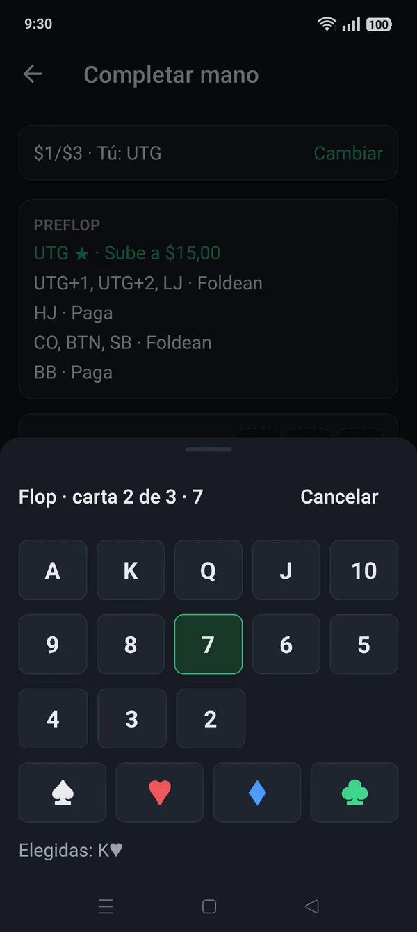 Selector del board